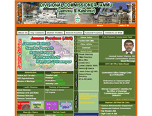 Tablet Screenshot of divcomjammu.gov.in
